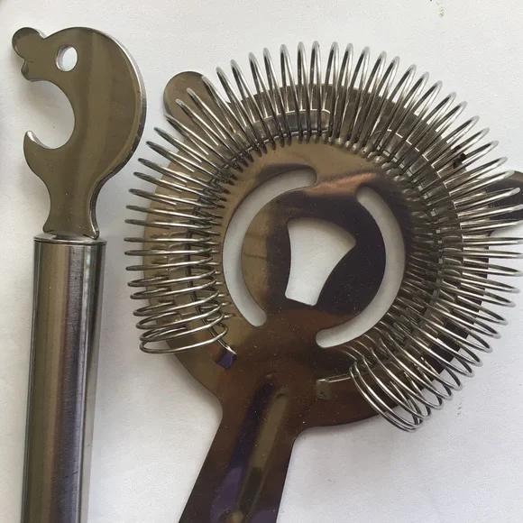 WMF BARWARE GERMANY STAINLESS STEEL BAR SET ANIMAL FACES - Picture 8 of 8